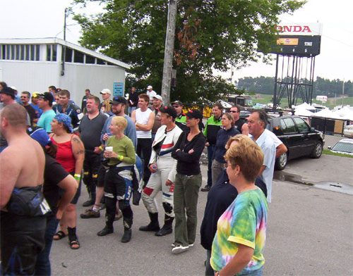 Mosport VRRA Endurance Race riders meeting 2005