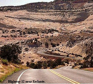 Motorcycle Touring photo - Highway 12 near Esclante Utah