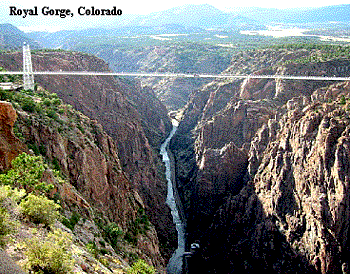 Royal Gorge visited on motorcycle tour