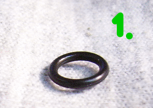 1 - o-ring from a carburetor