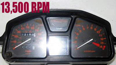 13,500 rpm redline