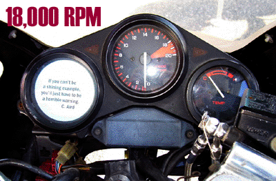 18,000 rpm redline