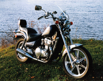 Kawasaki EN 500 Vulcan - 1992 model, photo taken in 1993