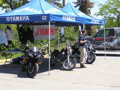 WROAR Ride 2006 - Yamaha participates with a static display