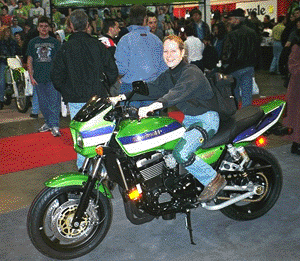 the 1999 North American International Motorcycle SUPERSHOW - my first seat on a ZRX