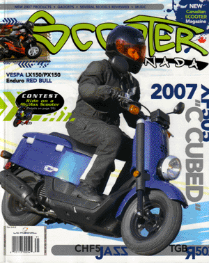 Scooter Canada magazine, first cover