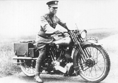 Lawrence of Arabia and his Brough Superior SS100